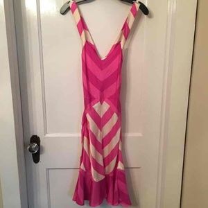 Armani Exchange pink dress